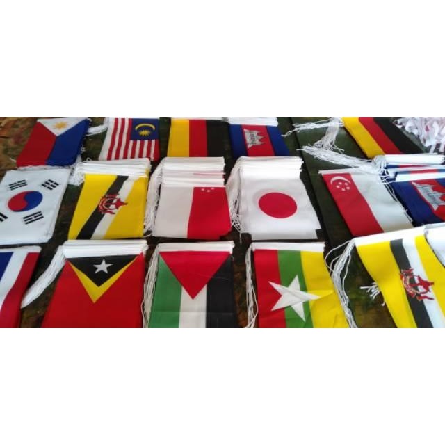 BENDERA NEGARA KECIL / BENDERA MEJA NEGARA DUNIA / BENDERA MINI *