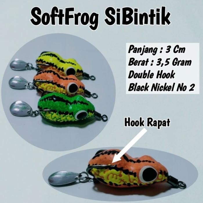 SoftFrog 3 Cm // SoftFrog 3,5 Gram // SoftFrog SiBintik