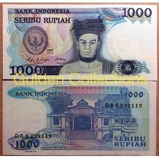 Uang Kuno 1000 Sisingamangaraja Tahun 1987