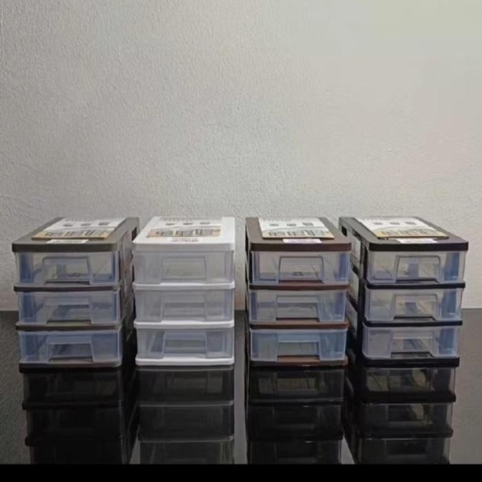 TANTOS 8211: LACI PLASTIK SERBAGUNA / KONTAINER MINI / RAK KOSMETIK (BAHAN TEBAL)