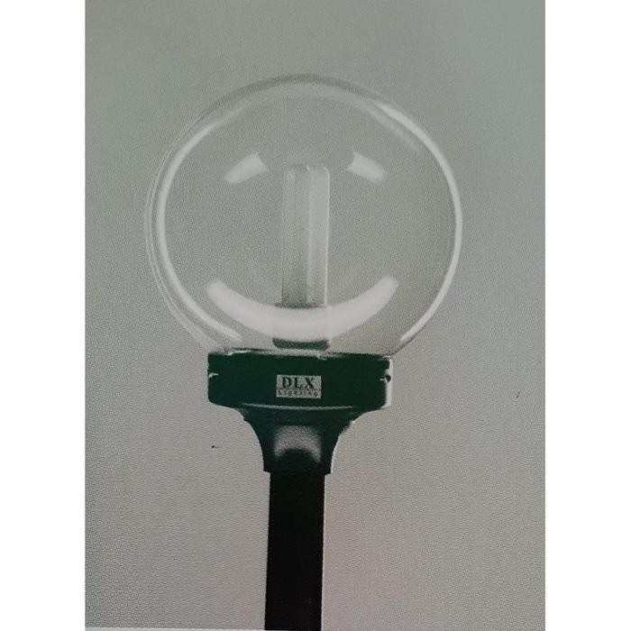 Lampu Taman / Pilar Bulat Bening DLX TP1