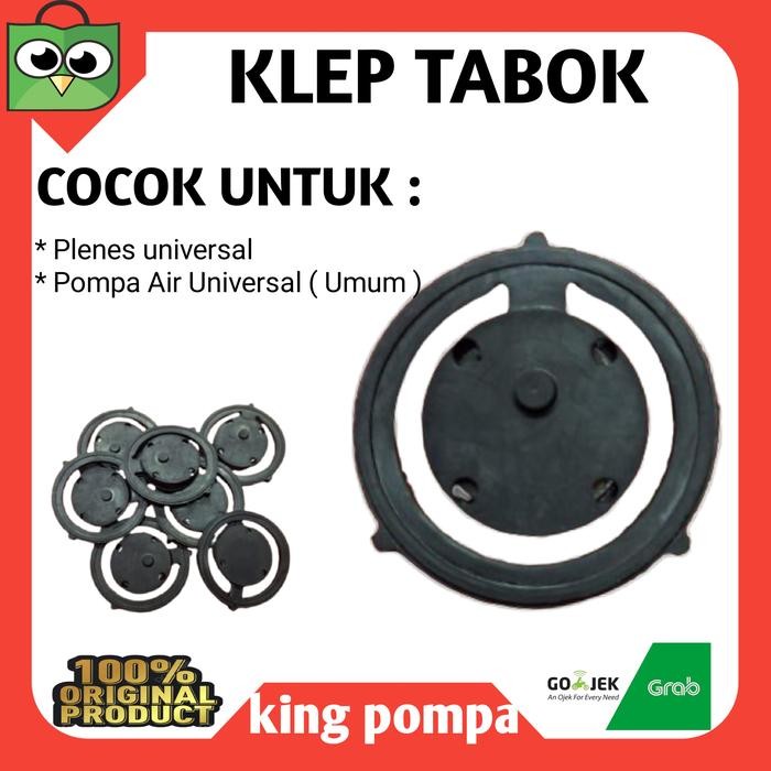 KARET KLEP TABOK PLENES POMPA AIR SANYO, SHIMIZU 116/128/135/221 ORIGINAL