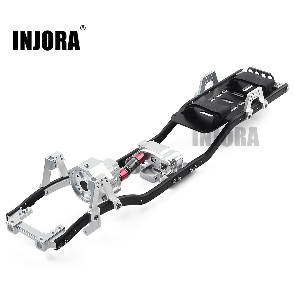 INJORA 313Mm 12.3 "Wheelbase Prefixal Gearbox Metal Chassis Frame