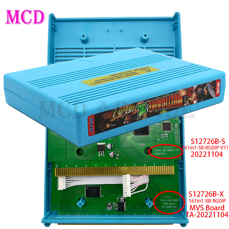 2023 Newest SNK 161 in 1 Multigame-cartridge Motherboard for NEO GEO