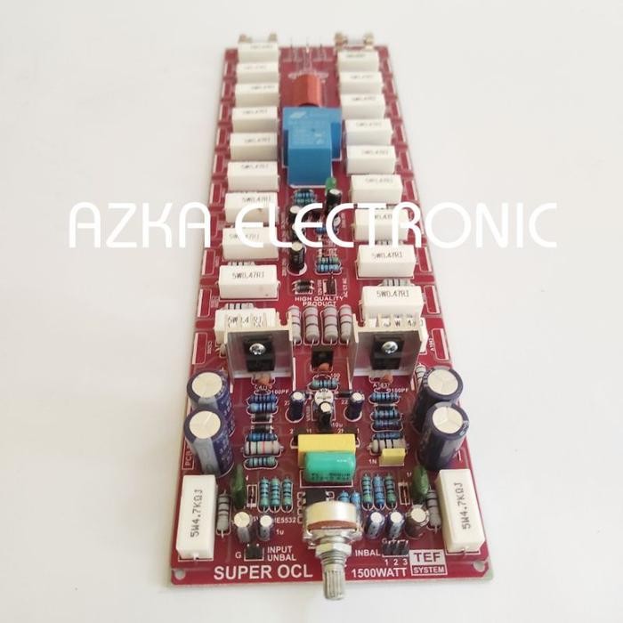 Kit Driver Power Amplifier SOCL Super OCL 1500W Plus Speaker