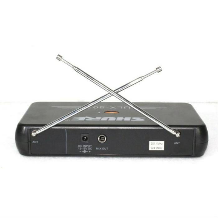 Mic Bando Mic Jepit Wireless UHF 2 set mic (Clip On) Shure