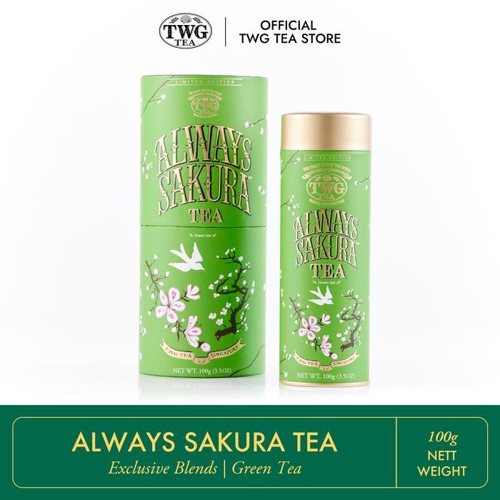 

TWG Tea Always Sakura Tea, Grand Mode Collection Tea Tin, 100g