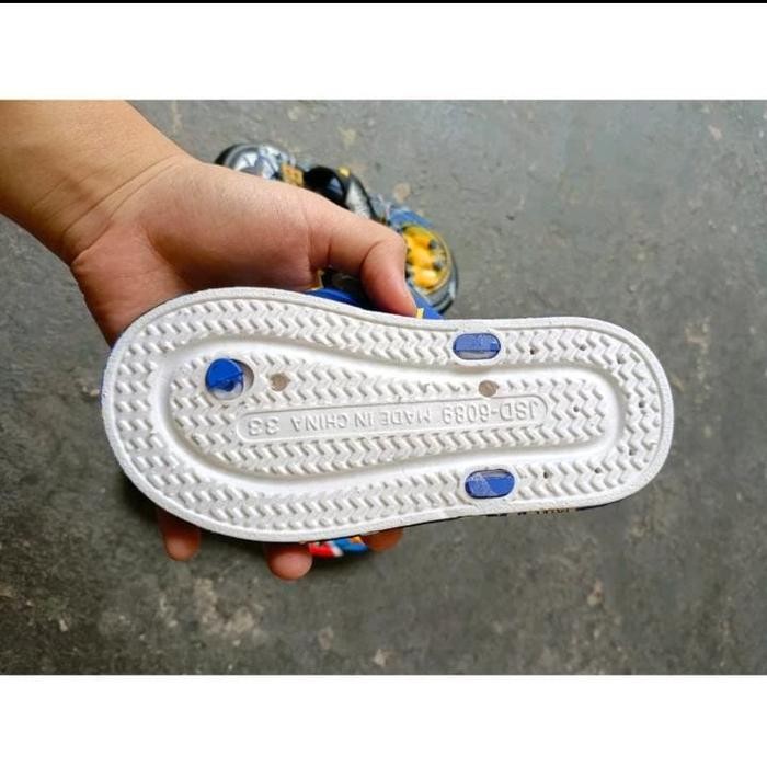 (POLA KECIL) sendal jepit anak karakter batman (6089-BM) sandal terbaru Karet Fashion