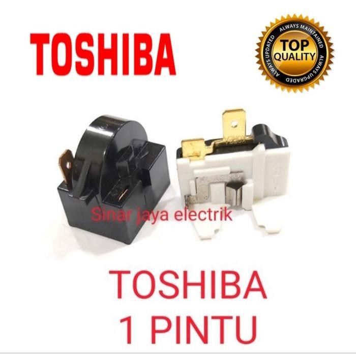 RELAY PTC OVERLOAD KULKAS TOSHIBA 1 PINTU