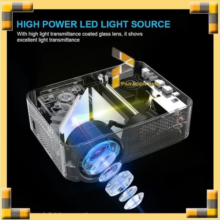 Mini Proyektor Cheerlux C9 Android Wifi Tv Tuner Led Projektor