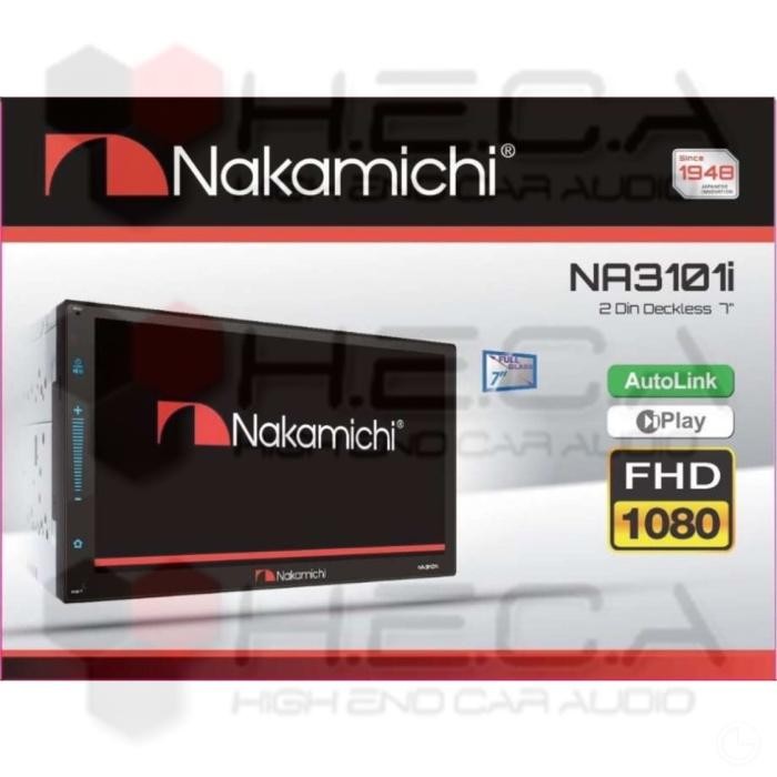 NAKAMICHI NA-3101i Deckless Mirrorlink Head Unit NA3101i Double Din