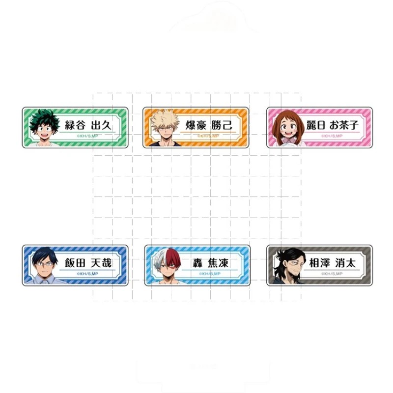 Anime Uraraka Ochako Shoto Todoroki Midoriya Izuku Keychain Doll Game Bakugou Katsuki Acrylic