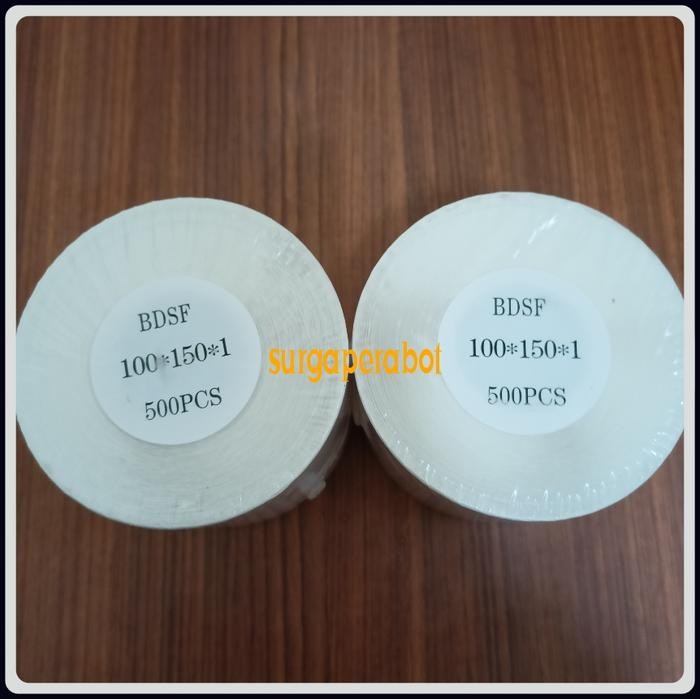

Kertas Sticker Thermal Label Barcode 500 Pcs 100X150 / 10X15 Cm Stiker Terbatas