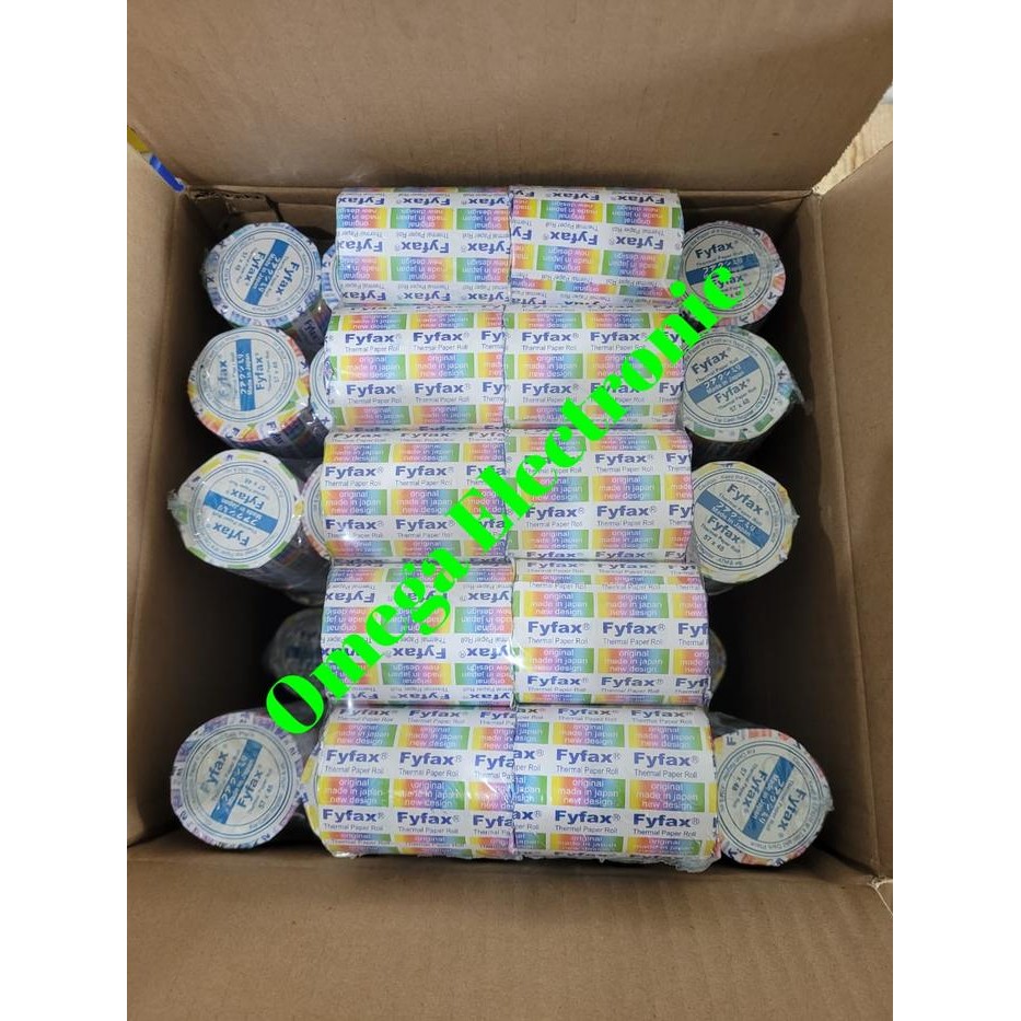 

Fyfax Kertas Kasir Thermal / Thermal Paper Roll ( Untuk Printer 58Mm) Terbatas