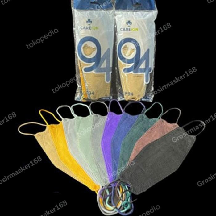 Masker kf94 MOUSON mix warna / kf94 rainbow /kf94 anak isi 10pcs