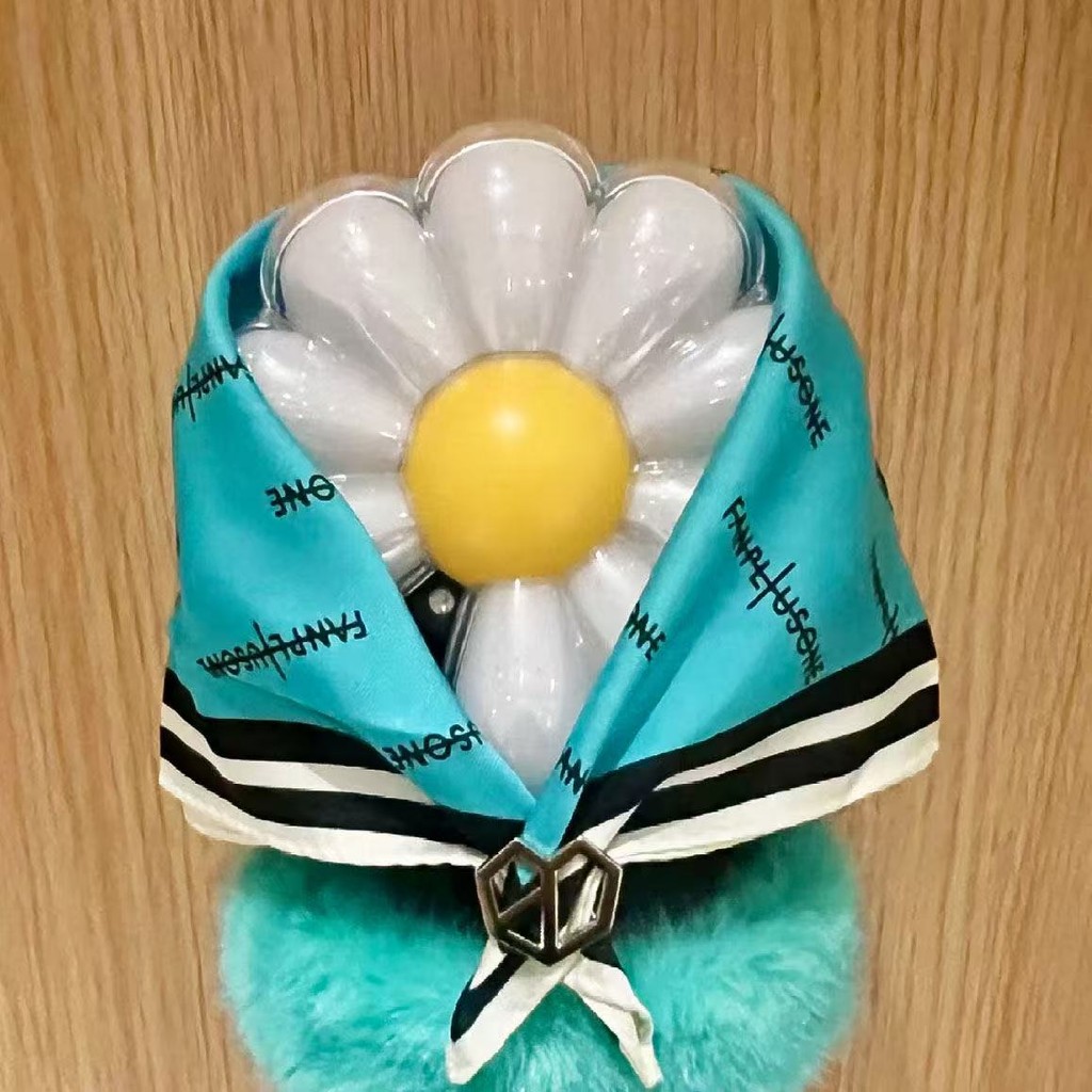 Kpop Idol Boy G-Dragon Same Style Scarves Gaoyang Concert Square Towel Scarves Foldable Headscarves