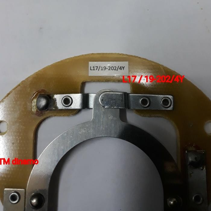 L17 / 19-202 PLATINA ELECTRO MOTOR-PLATINA DINAMO-PLATINA 1PHASE 220