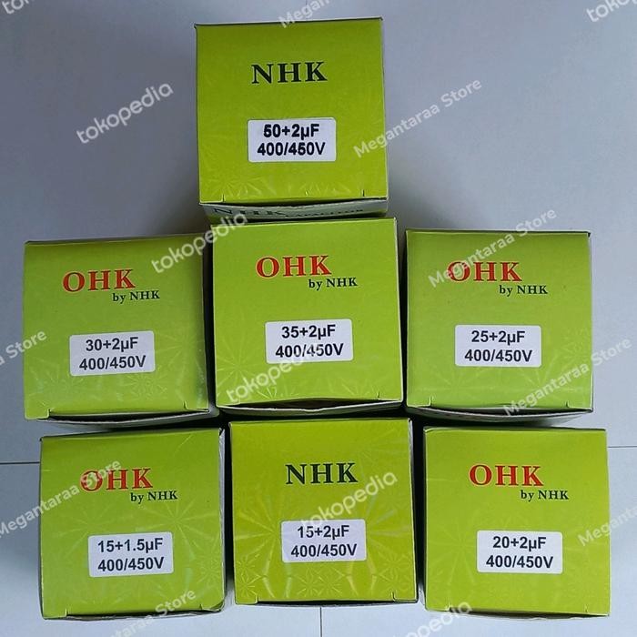 KAPASITOR NHK 15+2 OHK 20+2 OHK 25+2