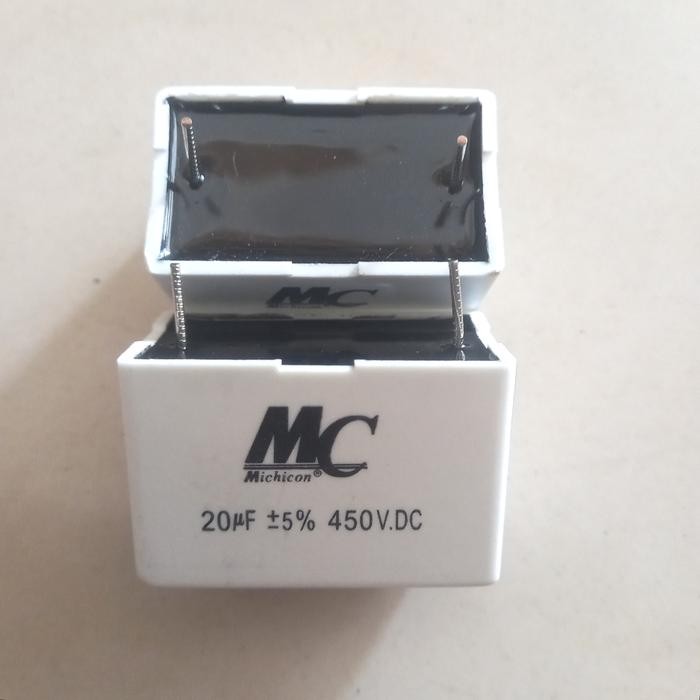 KAPASITOR PCB AUTDOOR AC INVETER 20UF 450V DC MC 20UF 450VDC