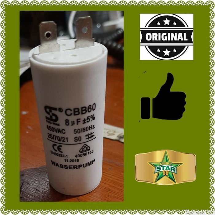 KAPASITOR POMPA AIR WASSER PW 139 EA 139EA PW139EA 131 E PW131E 131E