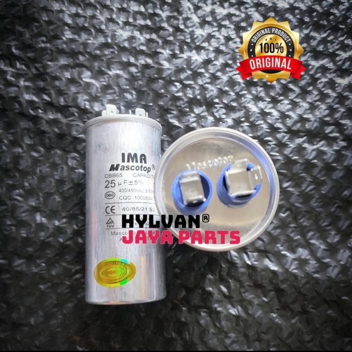 KAPASITOR AC 3/4 - 1 PK 25UF PANASONIC