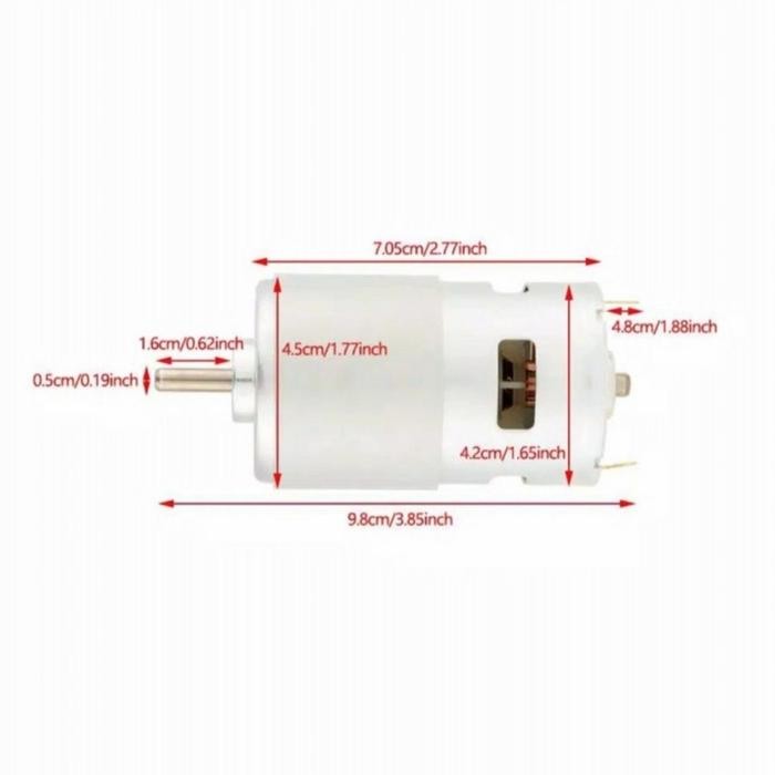 FAN MOTOR DC 12 VOLT HIGH SPEED & TORSI DINAMO TYPE LS 775