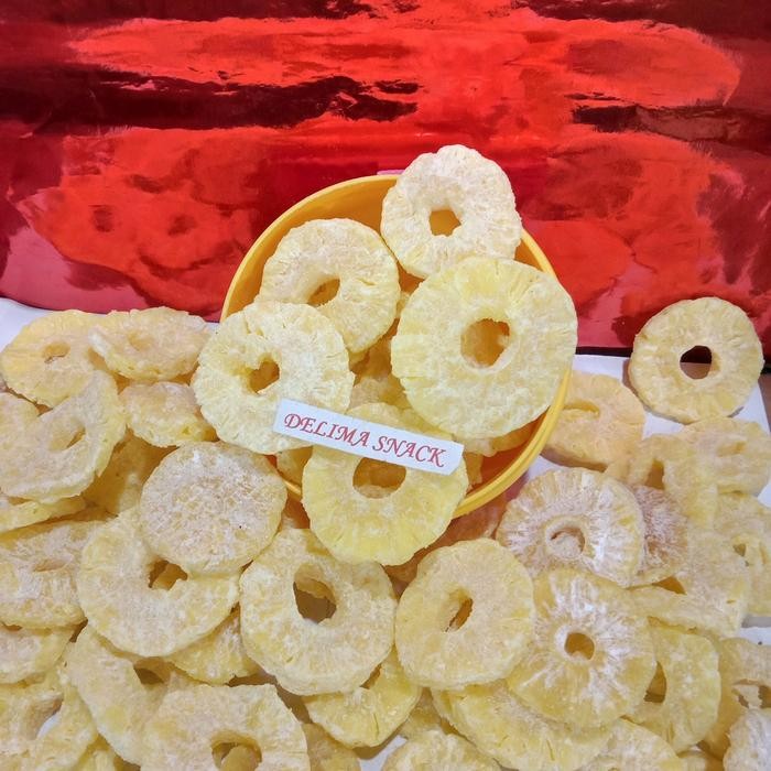 

Manisan Kering Nanas Madu/Fried Pineapple/Nanas Thailand 1000gr