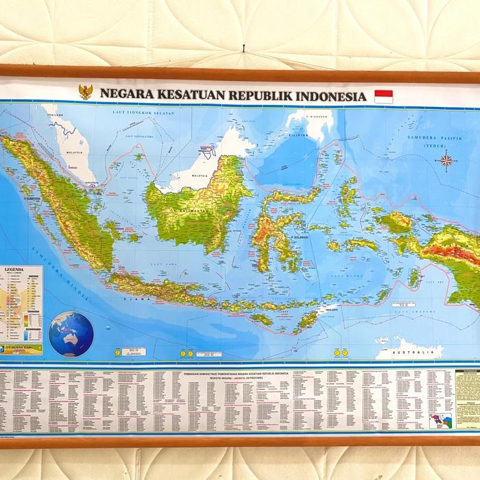Peta Bingkai Indonesia Jumbo