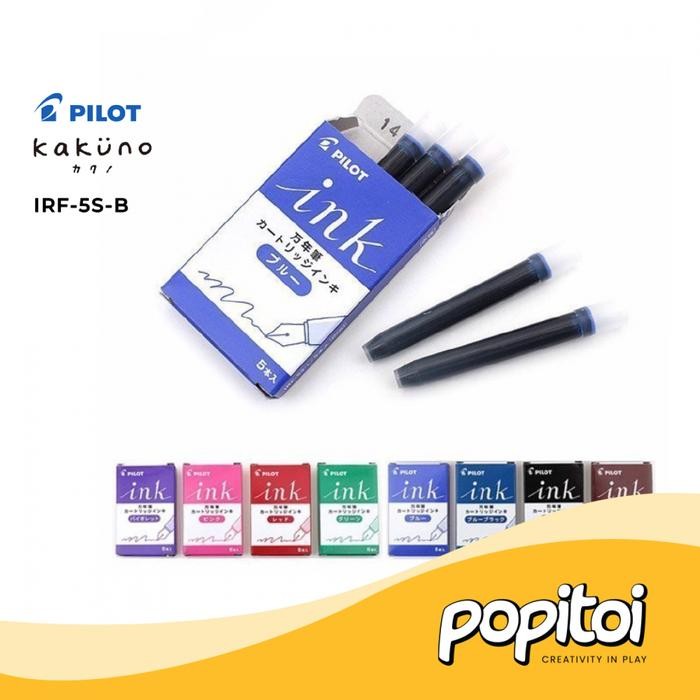 

Pilot Kakuno Ink Refill Cartridge Refil Isi Ulang Tinta Fountain