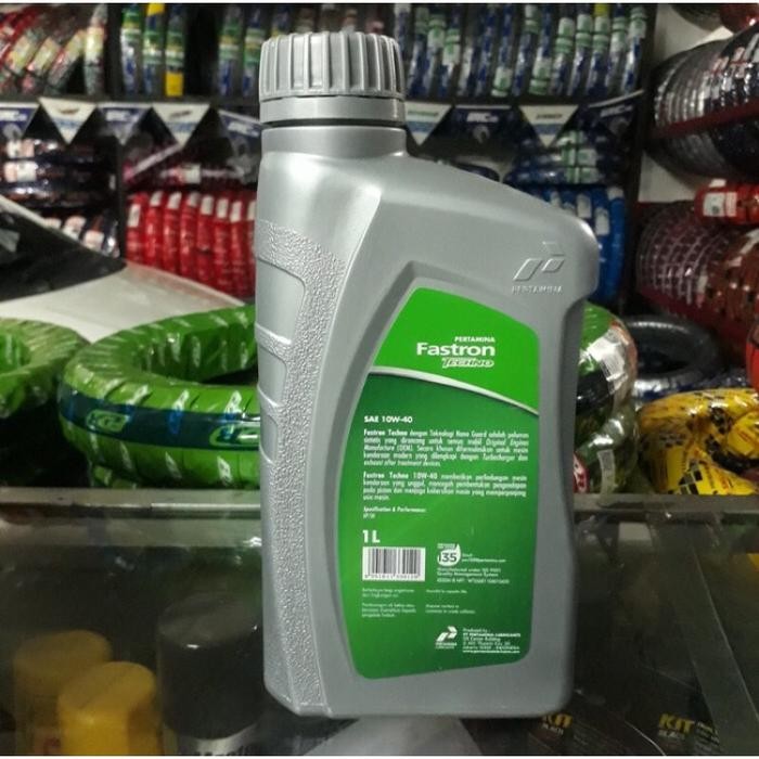 (Allthebest) oli fastron Techno 10w-40 oli fastron hijau 1 Liter Original