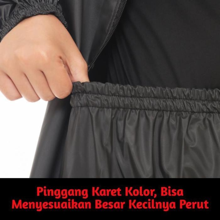 (Allthebest) JAS HUJAN KUAT ANTI REMBES Pria dan Wanita GNA Original Bahan Karet
