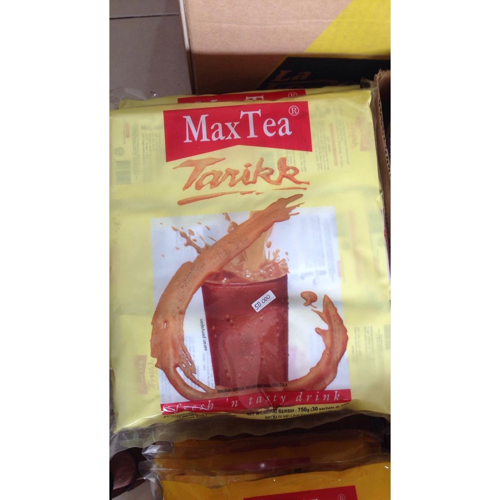 

Maxtea Teh Tarik 30 Sachet Terlaris