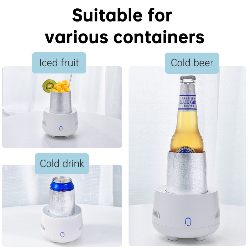 

USB Refrigerator Beverage Fast Cooler Cup Electric Beer Bottle Can Water Soda Drinks Cooling Mug Ice