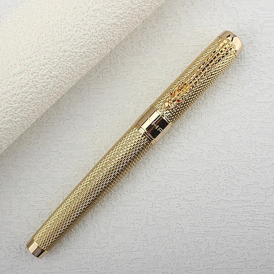 

Jinhao 1200 Gold/Silver Metal 0.7MM nib Upscale Business Office School Conference Stationery Writing