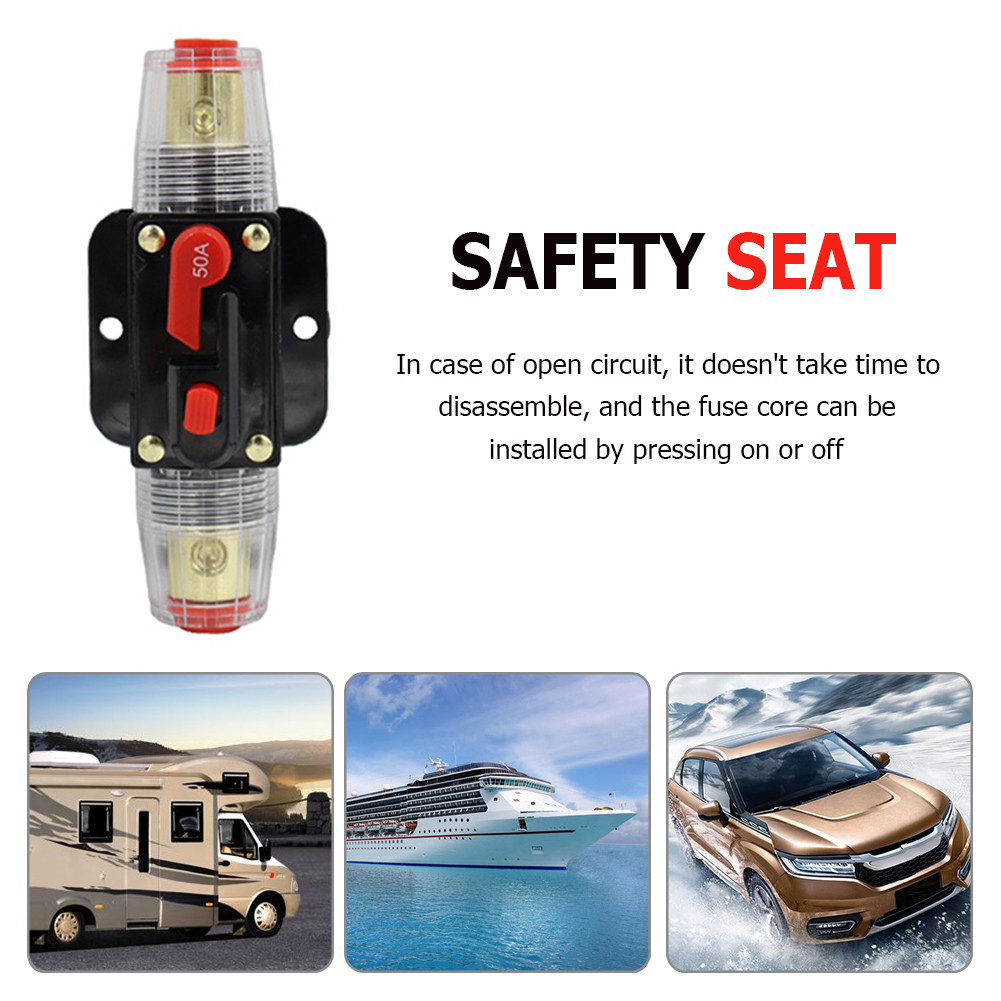 

150A 125A 100A 80A 60A 50A 40A 30A 20A 12V 24V DC Resettable Circuit Breaker Automatic Reset Fuse