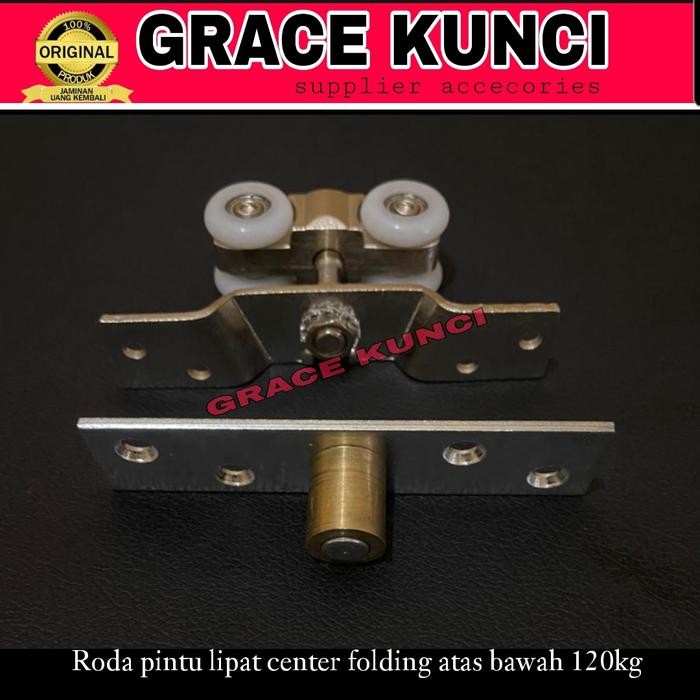 roda pintu lipat tengah 4nwl center folding atas bawah roda lipat