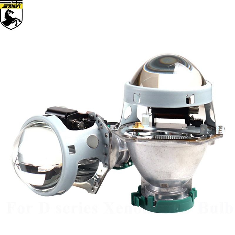 Auto 3.0 inch 12V Bi-xenon Projector Headlight HD Glass Lens For
