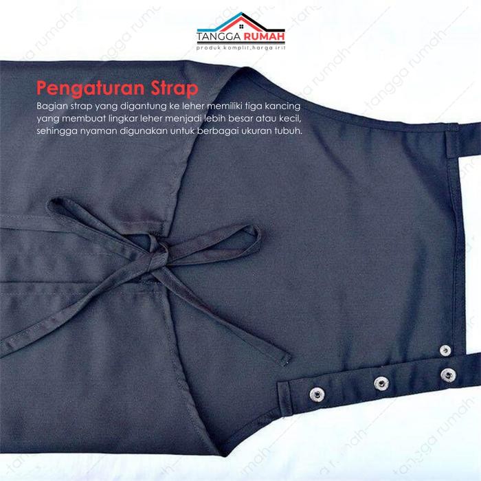 Allthebest Apron Appron Celemek Clemek Epron Masak Waiters Barista Dapur Resto