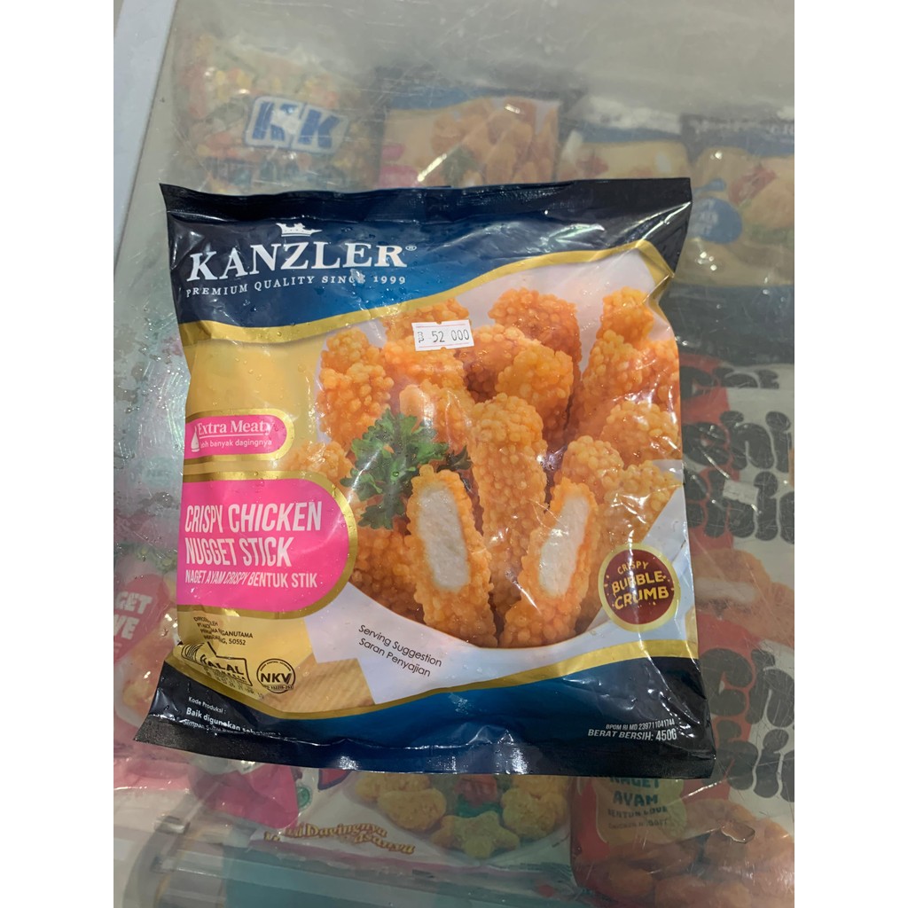 

KANZLER CRISPY CHICKEN NUGGET STICK 450G