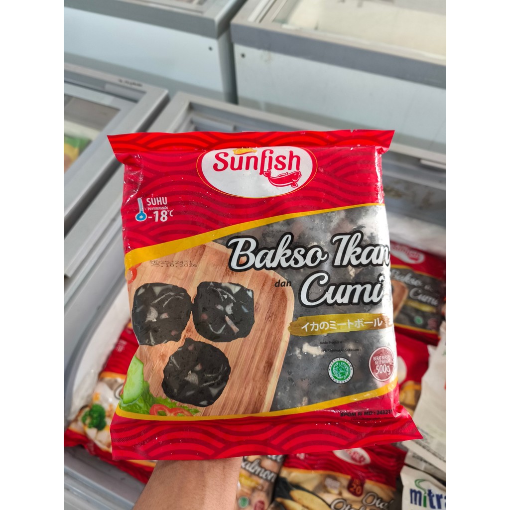 

SUNFISH BAKSO IKAN DAN CUMI 500G