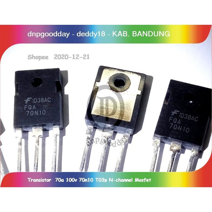 (Allthebest) Transistor 70a 100v 70n10 T03p N-channel Mosfet