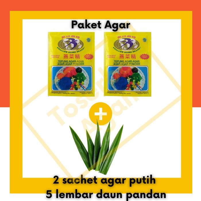 

(Allthebest) #PaheGan 2 Agar Putih dan Daun Pandan Hemat