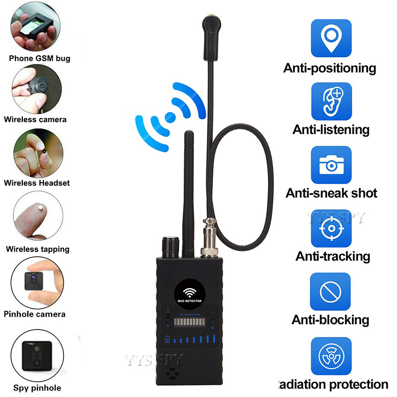 Upgrade G328B Detektor Sinyal RF Wifi GPS Bug Mini Anti Mata-mata