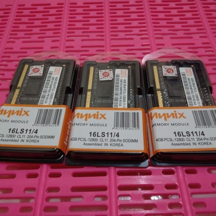 Memory Sodim Hynix Ddr3 4Gb Pc3L 12800