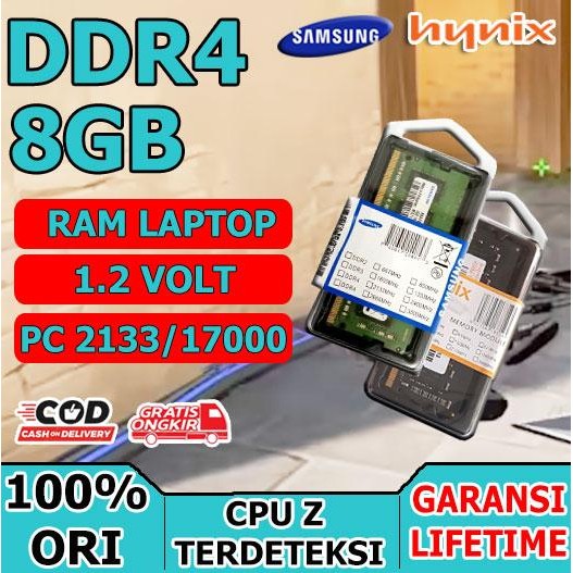 RAM MEMORY LAPTOP DDR4 8GB/ MEMORY SODIM