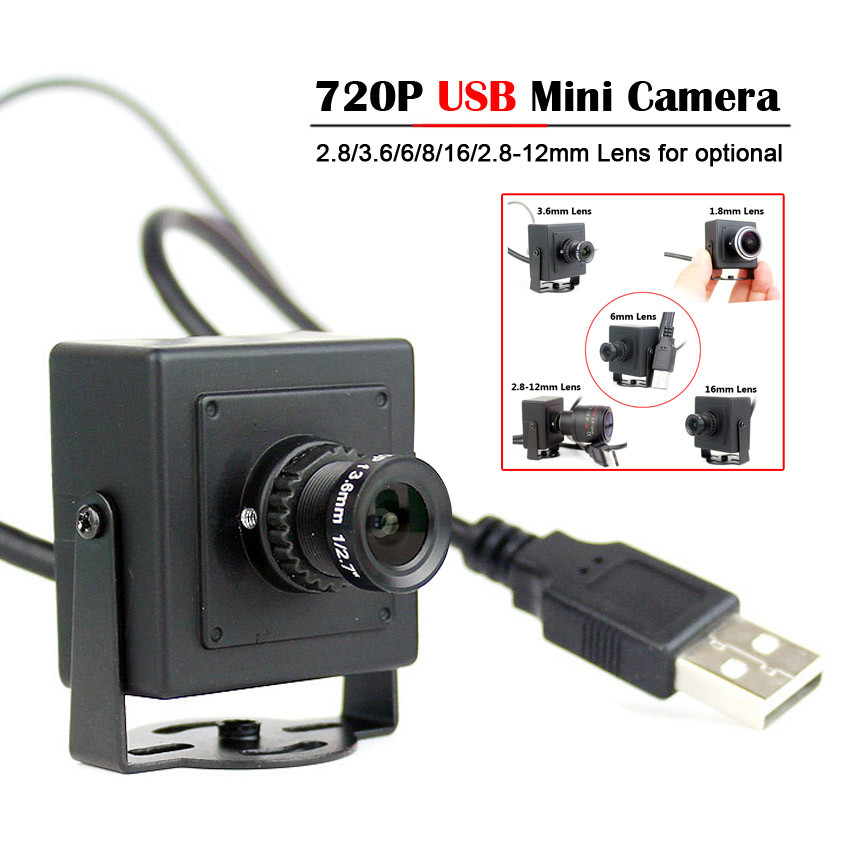 HD CMOS 720P USB2.0 Security Mini Camera 1.0 Megapixel UVC 30fps 25fpsb 15fps Usb Webcam Camera For 