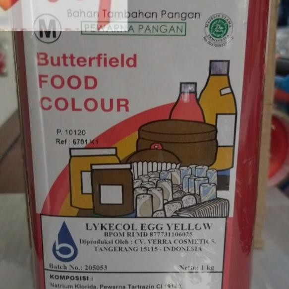 

Pewarna Bubuk Egg Yellow Butterfield Food Grade Tim 1 Kg Gratis Ongkir