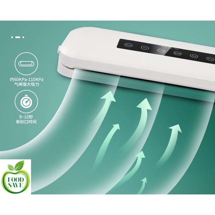 Grosir Food Vacuum Sealer Plastik Alat Kedap Sedot Udara Makanan Kering Vakum