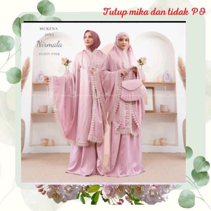 seserahan pernikahan/seserahan mukena Nirmala/mahar nikah/mukena silk
