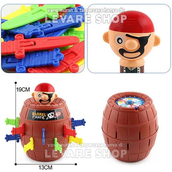 Promooo  Pirate Barrel Roulette Game - Mainan Running Man Korea Kpop - B